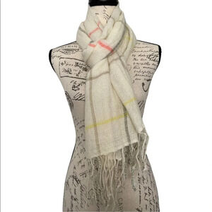 Madewell Gauzy‎ Oversized Plaid Scarf NWT